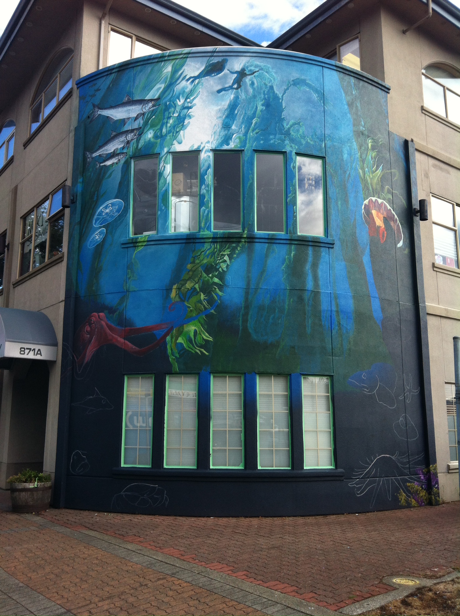 Discovery Passage Mural